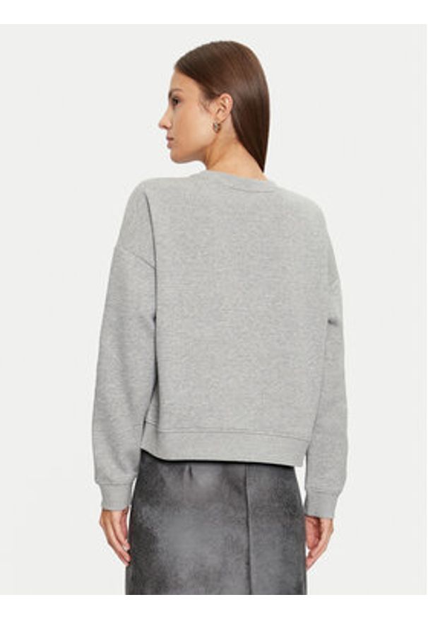 Vero Moda Bluza Maly 10329164 Szary Oversize. Kolor: szary. Materiał: bawełna, syntetyk