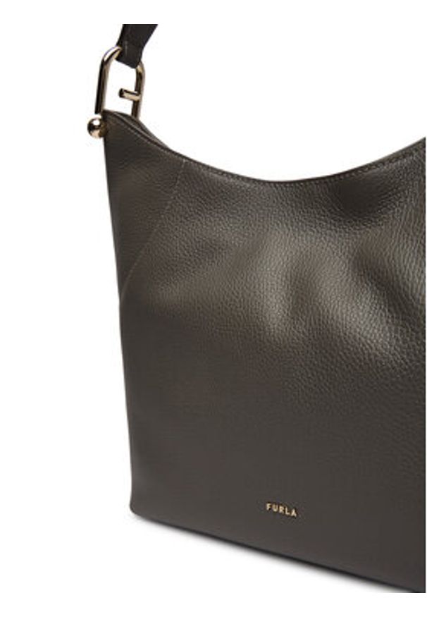 Furla Torebka Lara M WB01900 HSF000 IT 4283S Szary. Kolor: szary. Materiał: skórzane