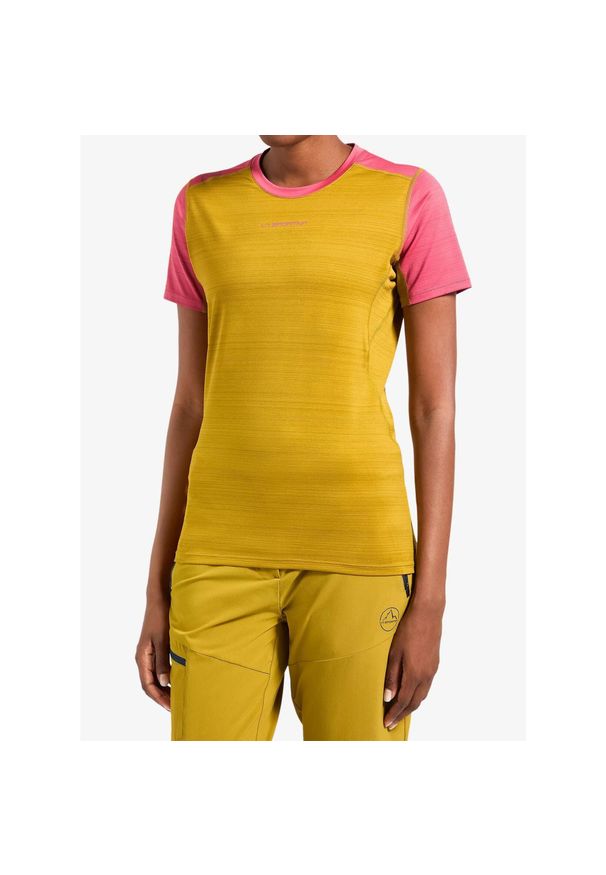 LA SPORTIVA - Koszulka szybkoschnąca damska La Sportiva Sunfire T-Shirt. Kolor: żółty