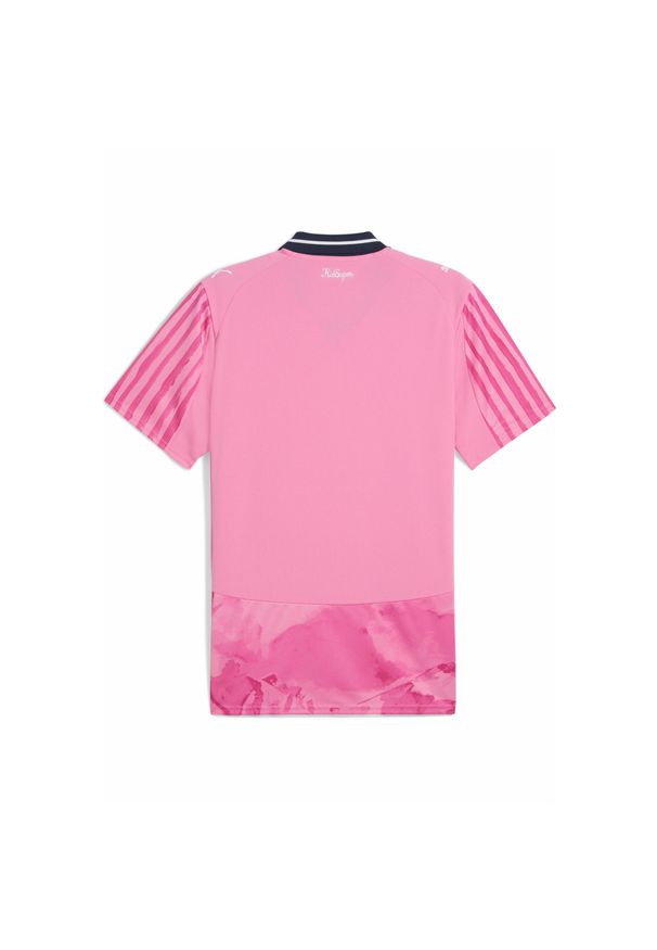Puma - Męska koszulka KIDSUPER × CF MONTERREY PUMA Fast Pink White. Kolor: biały, wielokolorowy, różowy