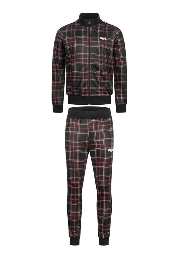 Dres Lonsdale Welwyn. Kolor: wielokolorowy, czarny, czerwony. Materiał: dresówka. Sport: fitness