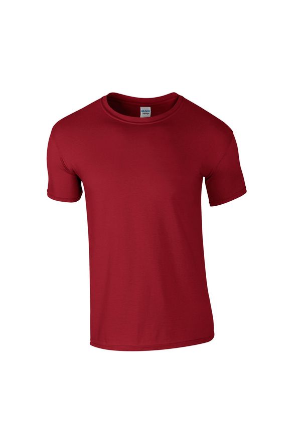 GILDAN - Koszulka Softstyle Dla Dorosłych Unisex. Kolor: czerwony. Sport: turystyka piesza