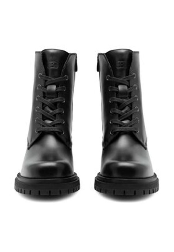 Badura Trzewiki GATE-I23 28113PE Czarny. Kolor: czarny. Materiał: skóra