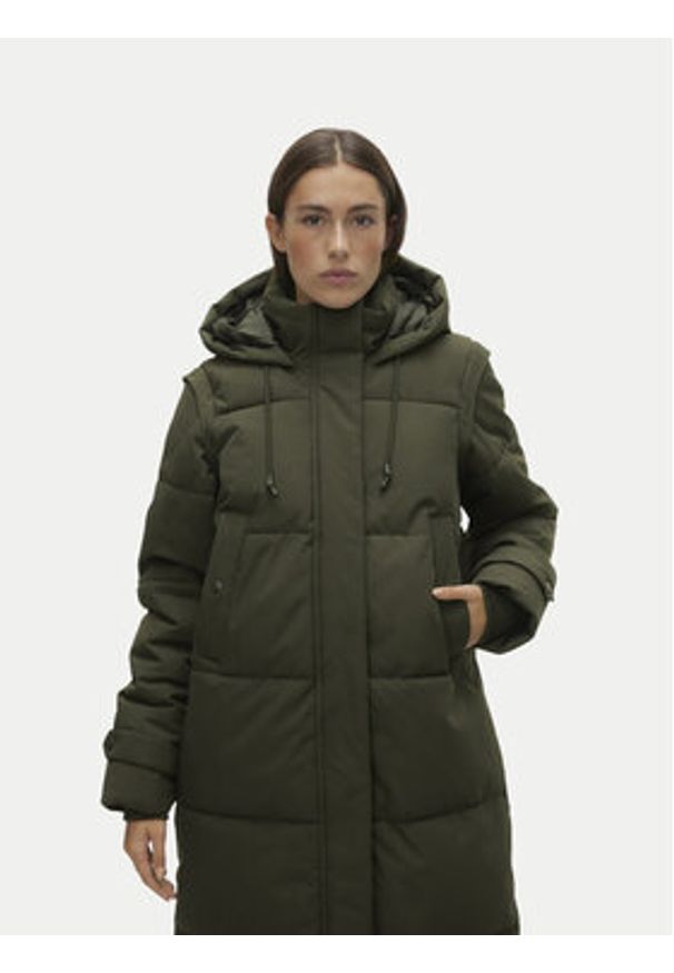 Vero Moda Kurtka zimowa Margaret 10299498 Szary Regular Fit. Kolor: szary. Materiał: syntetyk. Sezon: zima