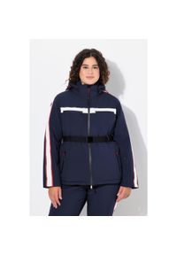 ULLA POPKEN - Damskie Kurtka sportowa wodoodporna dwukierunkowy zamek błyskawiczny. Kolekcja: plus size. Kolor: niebieski. Materiał: poliester, materiał, elastan. Sezon: zima. Sport: narciarstwo #1