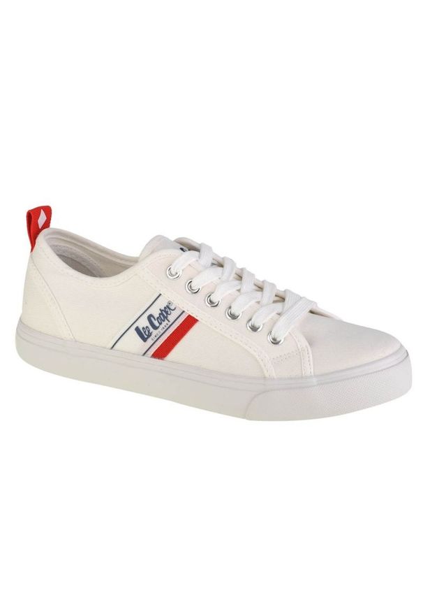 Buty Lee Cooper W LCW-22-31-0830L białe. Okazja: na co dzień. Kolor: biały. Materiał: tkanina. Styl: casual