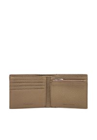 Calvin Klein Portfel męski Ck Leather Billfold W Zip Coin LV04D1028G Beżowy. Kolor: beżowy. Materiał: skóra