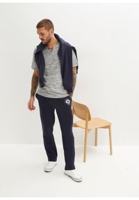 bonprix - T-shirt (2 szt.). Kolor: niebieski. Wzór: melanż #3