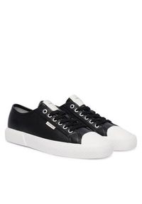 Calvin Klein Trampki Vulc Lace Up Low Lth HW0HW03077 Czarny. Kolor: czarny. Materiał: skóra #5