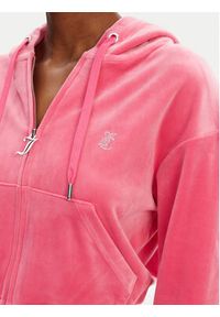 Juicy Couture Bluza Iccle JCWAS125308 Różowy Loose Fit. Kolor: różowy. Materiał: syntetyk #4