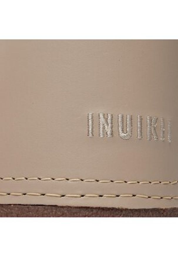 Inuikii Śniegowce Classic High 75107-007 Beżowy. Kolor: beżowy. Materiał: zamsz, skóra