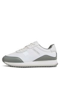 Calvin Klein Sneakersy Low Top Lace Up Heat Bond HM0HM00551 Biały. Kolor: biały. Materiał: materiał #6