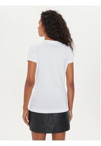 Guess T-Shirt W4YI15 J1314 Biały Regular Fit. Kolor: biały. Materiał: bawełna