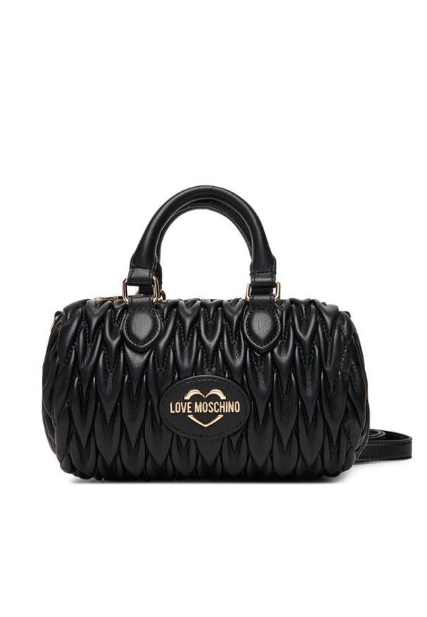 Love Moschino - LOVE MOSCHINO Torebka JC4012PP1NLH0000 Czarny. Kolor: czarny. Materiał: skórzane