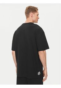 Karl Lagerfeld - KARL LAGERFELD T-Shirt 755098 542270 Czarny Regular Fit. Typ kołnierza: dekolt w karo. Kolor: czarny. Materiał: bawełna #2