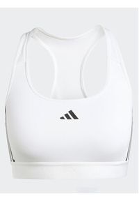 Adidas - adidas Biustonosz sportowy Powerreact Training IQ3352 Biały. Kolor: biały. Materiał: syntetyk