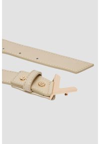 Valentino by Mario Valentino - VALENTINO Beżowy pasek damski Divina, Rozmiar XS. Kolor: beżowy #3