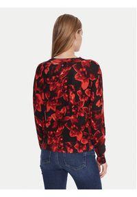 Desigual Sweter Lund 25WWJF16 Czerwony Regular Fit. Kolor: czerwony. Materiał: wiskoza #4