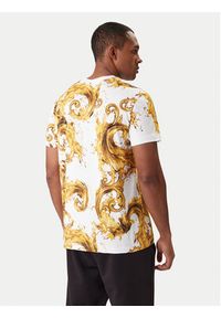 Versace Jeans Couture T-Shirt 80GAH6S0 JS543 Biały Regular Fit. Kolor: biały. Materiał: bawełna #2