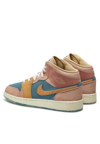 Nike Sneakersy Air Jordan 1 Mid Ss (GS) FN7452 400 Różowy. Kolor: różowy. Materiał: zamsz, skóra. Model: Nike Air Jordan #4