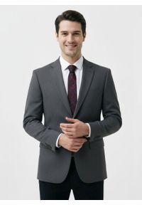 Krawat Męski - Angelo di Monti - Bordo, Duże Kwiaty. Kolor: czerwony. Materiał: tkanina. Wzór: kwiaty. Styl: elegancki, wizytowy #2