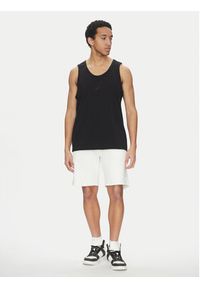 Nike Tank top FD1290 010 Czarny Regular Fit. Kolor: czarny. Materiał: bawełna