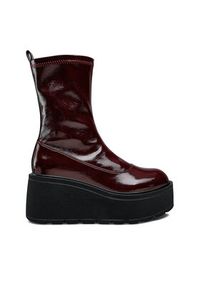 Jenny Fairy Botki LS5796-02A Bordowy. Kolor: czerwony. Materiał: skóra #2
