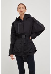 adidas TERREX kurtka outdoorowa Ct Xploric kolor czarny przejściowa. Kolor: czarny. Materiał: tkanina, poliester, materiał. Wzór: ze splotem #1