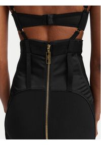 Elisabetta Franchi Sukienka koktajlowa AB-881-62E2-V660 Czarny Slim Fit. Kolor: czarny. Materiał: syntetyk. Styl: wizytowy #2