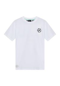 CHAMPIONS LEAGUE - koszulka Champions League - Lifestyle. Kolor: biały. Materiał: bawełna. Sport: piłka nożna