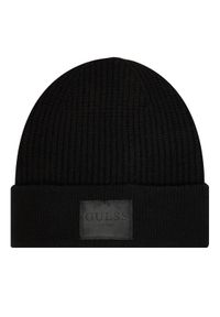 Guess Czapka AW5436 POL03 Czarny. Kolor: czarny. Materiał: materiał, wełna