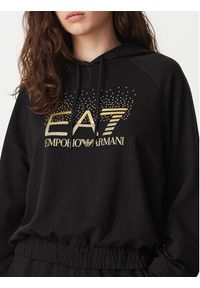 EA7 Emporio Armani Dres 7W001448 AF12502 UC001 Czarny Regular Fit. Kolor: czarny. Materiał: bawełna #3