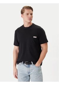 Calvin Klein Jeans T-Shirt LV04RF280G Czarny Regular Fit. Kolor: czarny. Materiał: bawełna #1