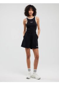 Big-Star - Szorty damskie dresowe czarne Arisala 906. Okazja: na co dzień. Kolor: czarny. Materiał: dresówka. Wzór: haft, ze splotem. Styl: wakacyjny, casual #7