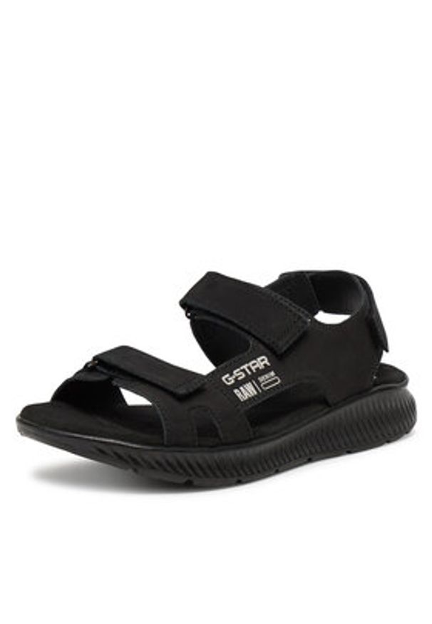 G-Star RAW - G-Star Raw Sandały ROY1-11 MI08 Czarny. Kolor: czarny. Materiał: skóra, nubuk