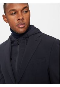 Hechter Paris Marynarka 15885 142155 Granatowy Regular Fit. Kolor: niebieski. Materiał: syntetyk #5