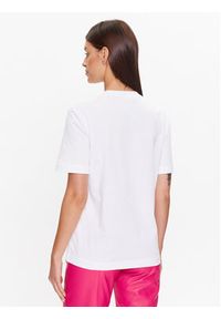 Love Moschino - LOVE MOSCHINO T-Shirt W4H0637M 3876 Biały Regular Fit. Kolor: biały. Materiał: bawełna #5