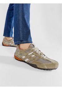 Geox Półbuty U Snake K U4207K 02214 C0845 Beżowy. Kolor: beżowy. Materiał: materiał #1