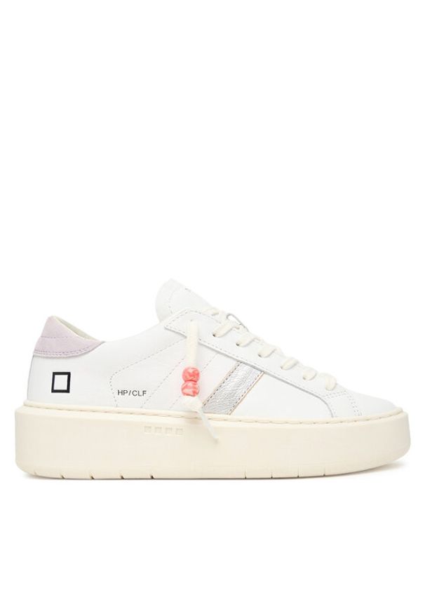 D.A.T.E. Sneakersy Hill Low W441-HP-CA Biały. Kolor: biały. Materiał: skóra