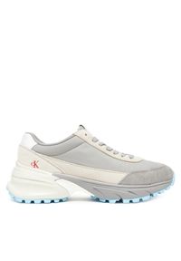 Sneakersy Calvin Klein Jeans. Kolor: szary. Materiał: nylon