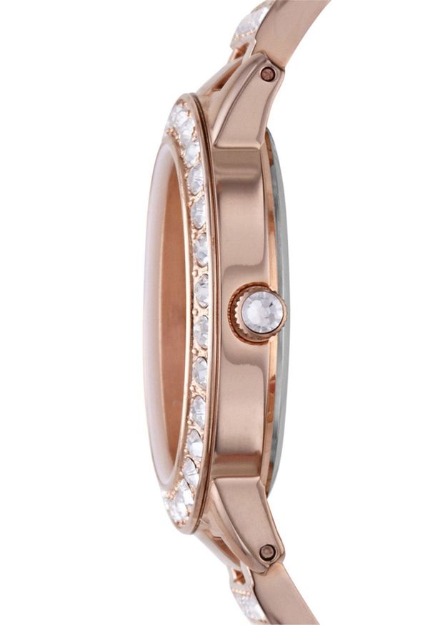 Fossil - Zegarek ES3020. Kolor: złoty. Materiał: materiał