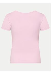 Hunkemöller Koszulka piżamowa Gathering 205129 Różowy Regular Fit. Kolor: różowy. Materiał: bawełna