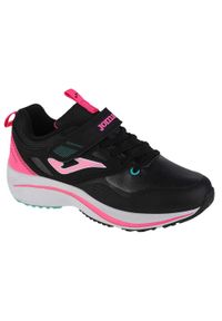 Buty sportowe Sneakersy dziewczęce, Joma Ferro Jr 2231. Kolor: czarny, wielokolorowy, różowy. Sport: turystyka piesza