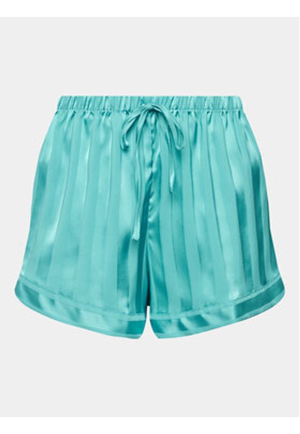 Hunkemöller Szorty piżamowe 203164 Niebieski Comfortable Fit. Kolor: niebieski. Materiał: syntetyk
