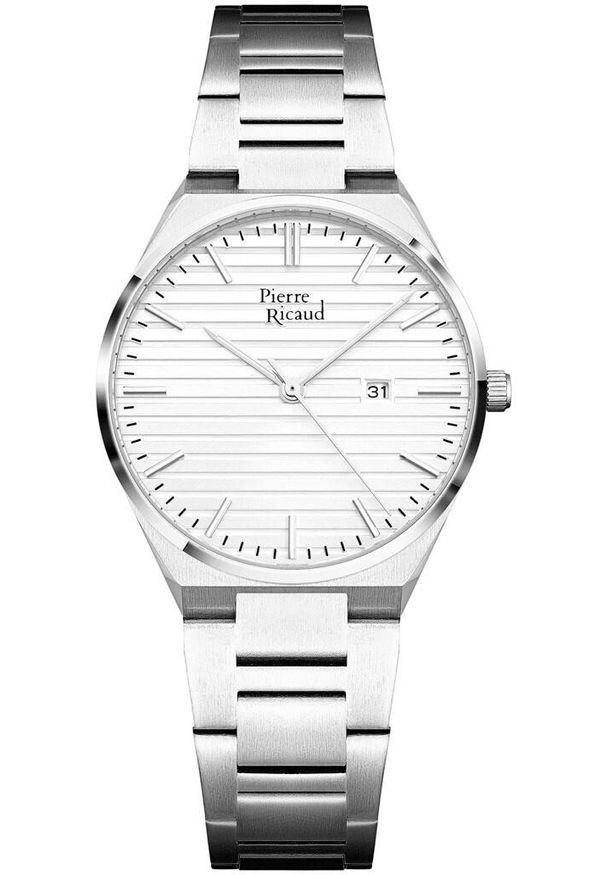 Zegarek męski Pierre Ricaud P51025.5113Q srebrny. Kolor: srebrny