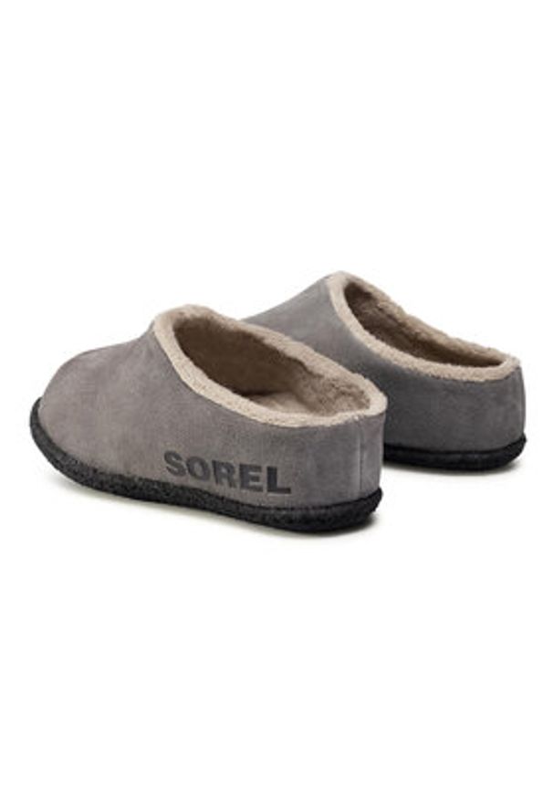 sorel - Sorel Kapcie Youth Lanner Ridge™ II NY3926 Szary. Kolor: szary. Materiał: zamsz, skóra