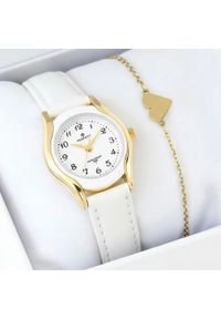 Perfect Zestaw dziecięcy na komunię zegarek PERFECT - BLANCA LP223-1A + bransoletka #1