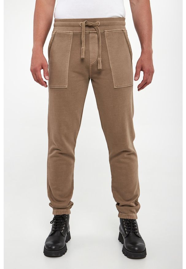 Aeronautica Militare - Spodnie dresowe męskie AERONAUTICA MILITARE. Materiał: dresówka