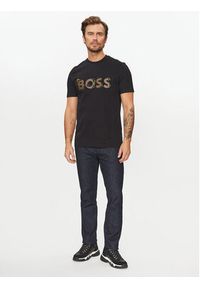 BOSS - Boss T-Shirt Tiburt 421 50499584 Czarny Regular Fit. Kolor: czarny. Materiał: bawełna #5