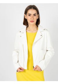 Silvian Heach Kurtka | GPP23302GB | Kobieta | Biały. Kolor: biały. Materiał: skóra ekologiczna. Długość: krótkie. Wzór: aplikacja #5